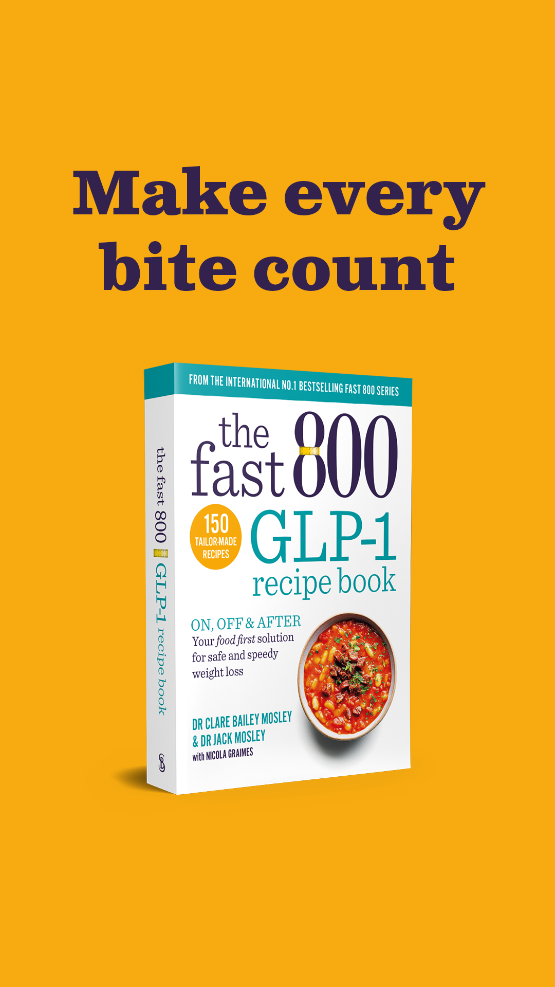 Octopus Publishing Group Facebook ad: The Fast 800 GLP-1 Recipe Book