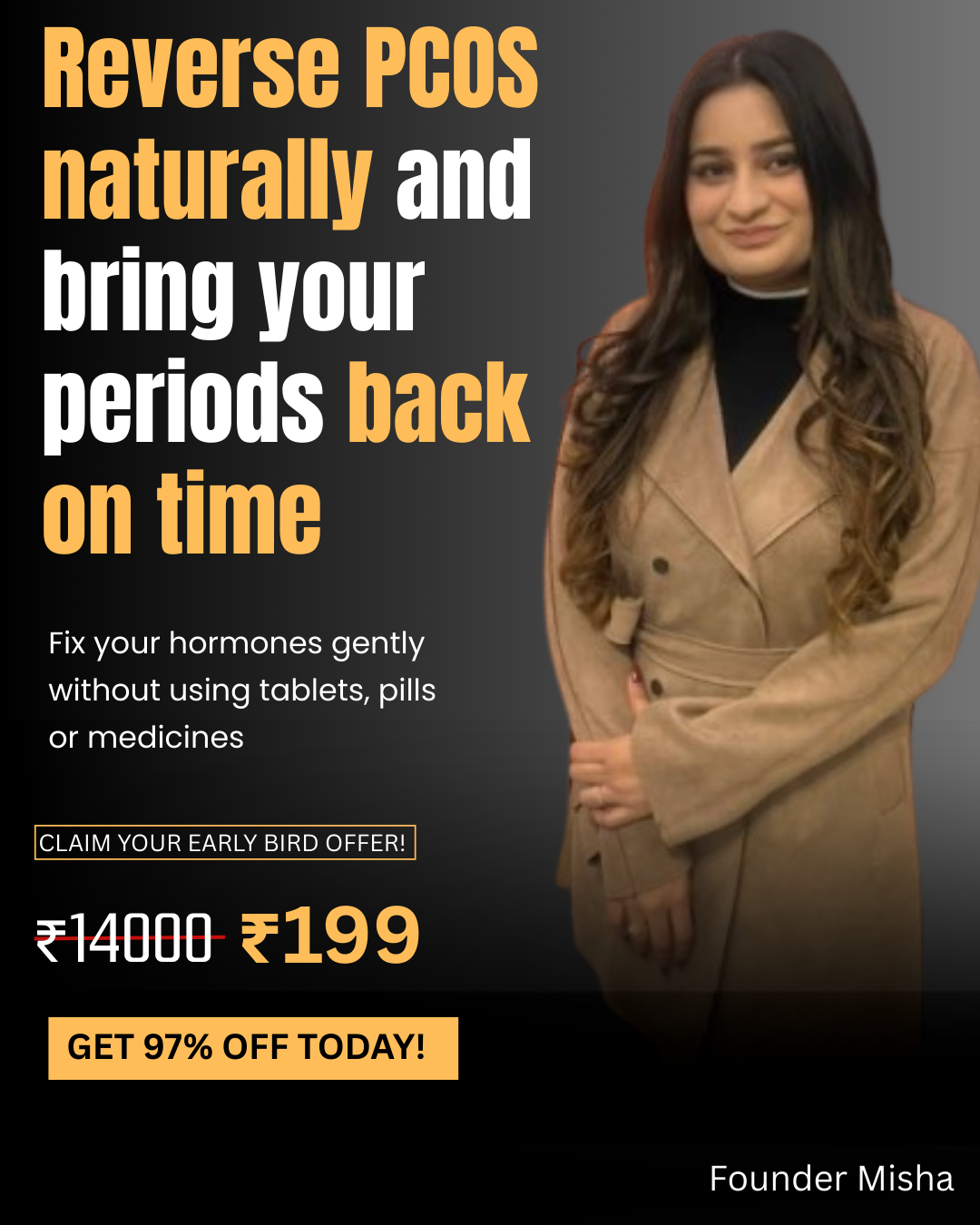 Nutritionist Misha Facebook ad