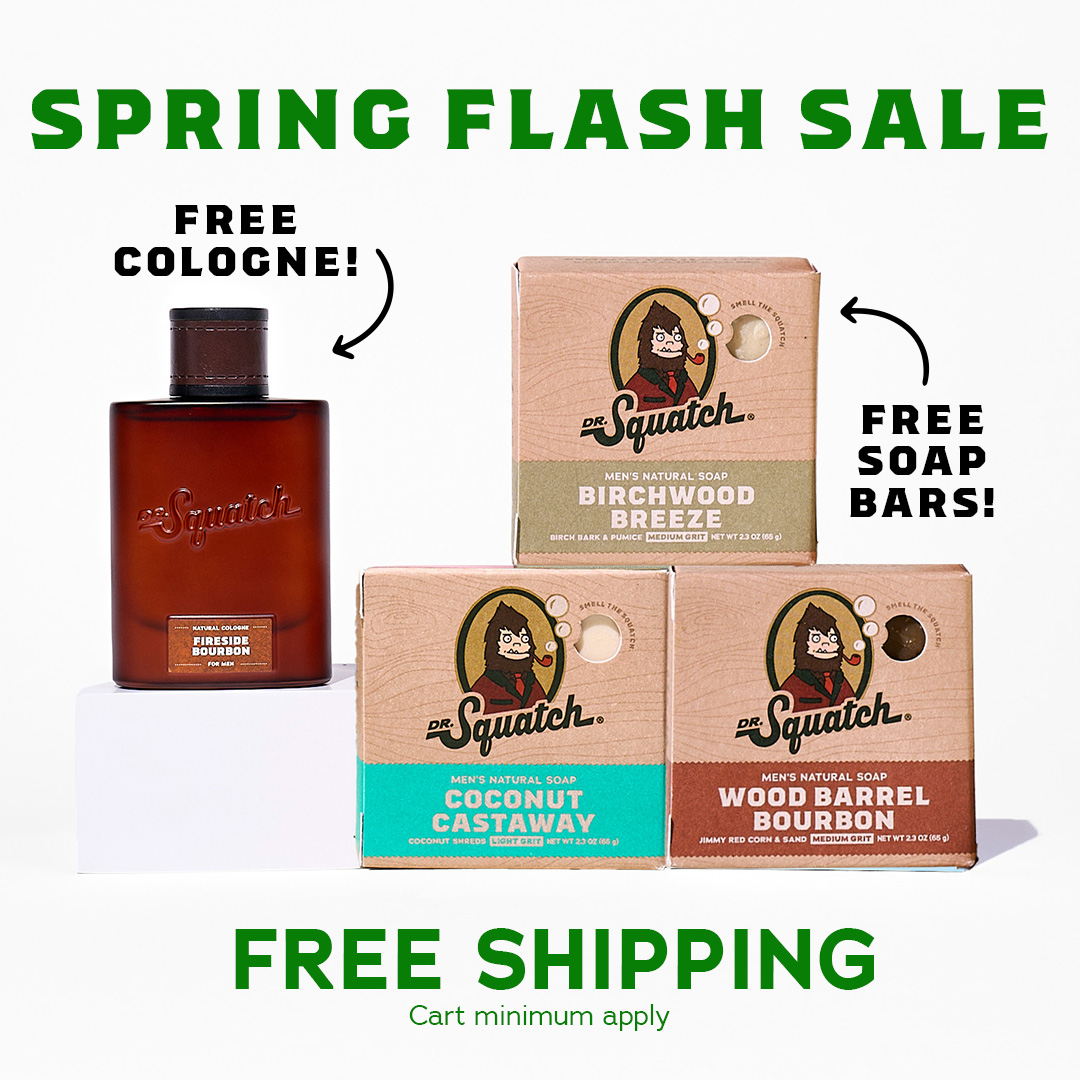 Dr. Squatch Facebook ad