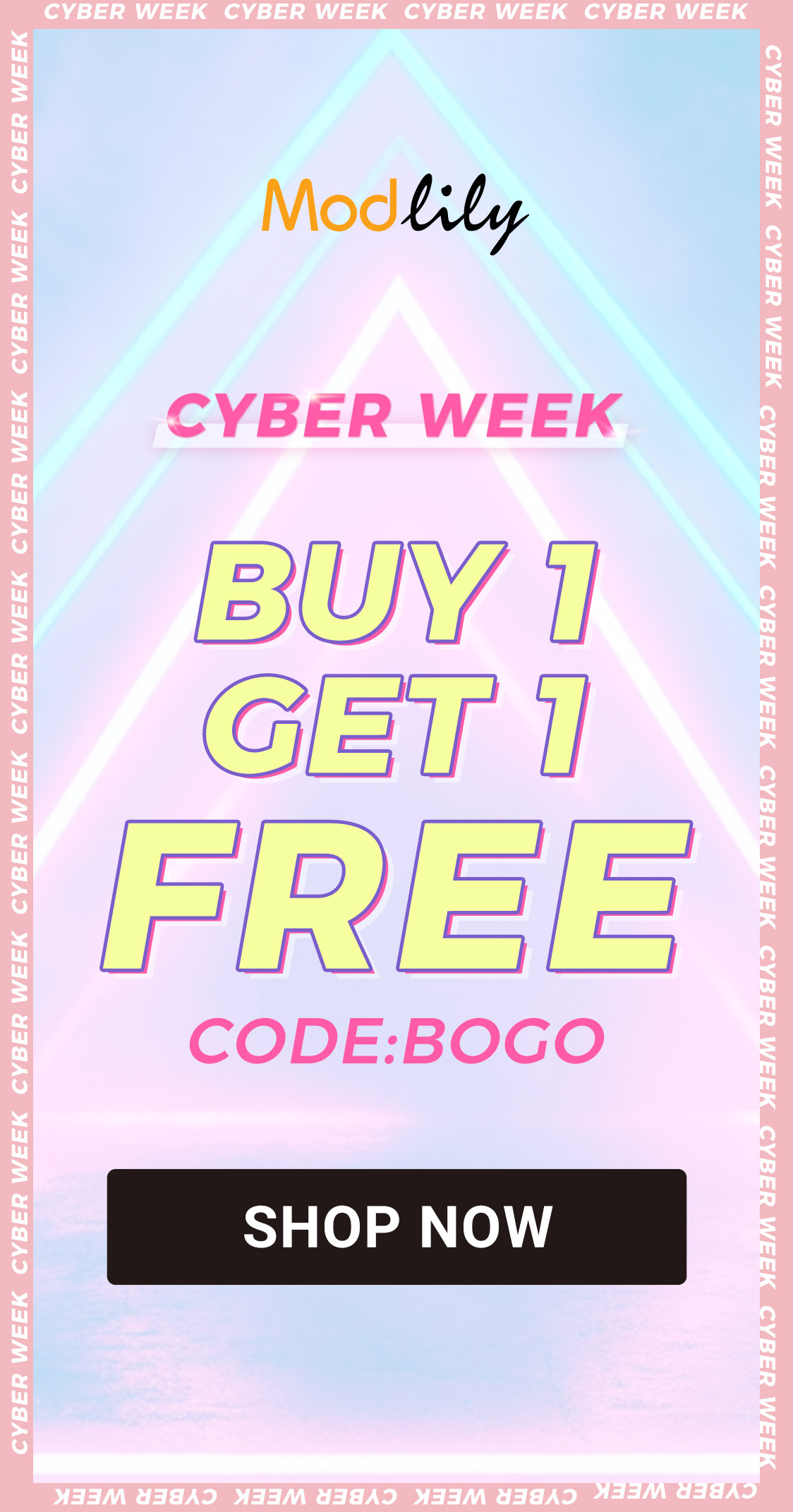 Modlily Facebook ad