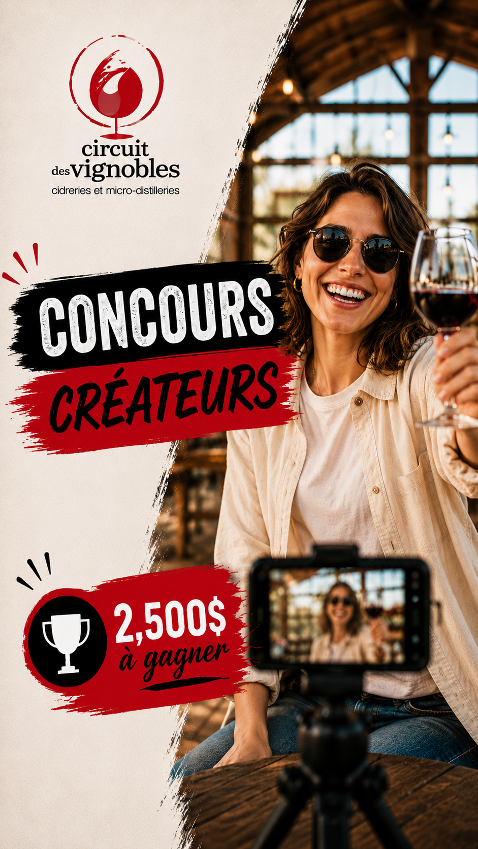 Circuit des Vignobles Facebook ad from Jun 12, 2026