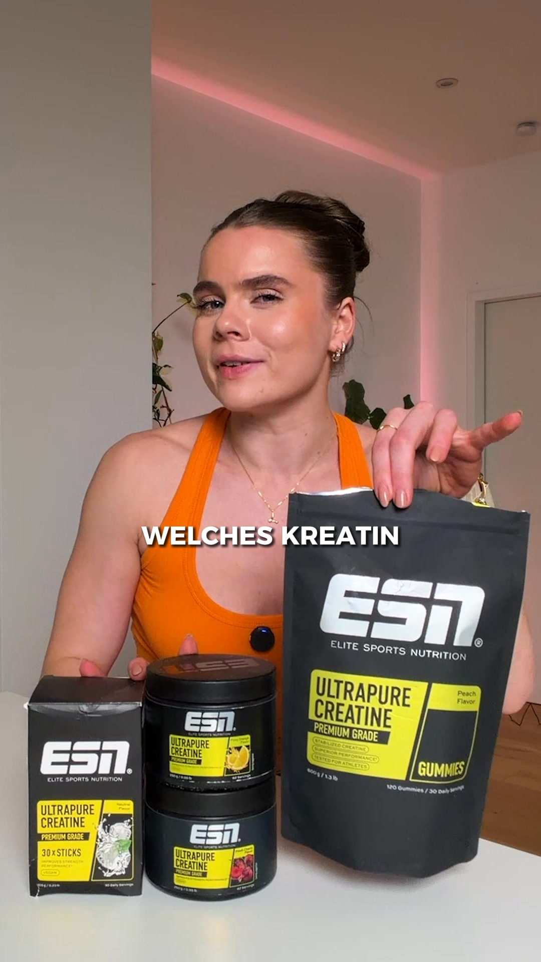 ESN Facebook ad: Probiere ESN Ultrapure Kreatin