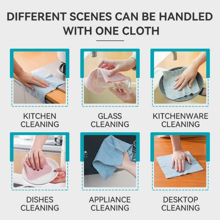 Austine Marketings Facebook ad: Wipe. Wash. Reuse. Repeat., The only cleaning towel your…