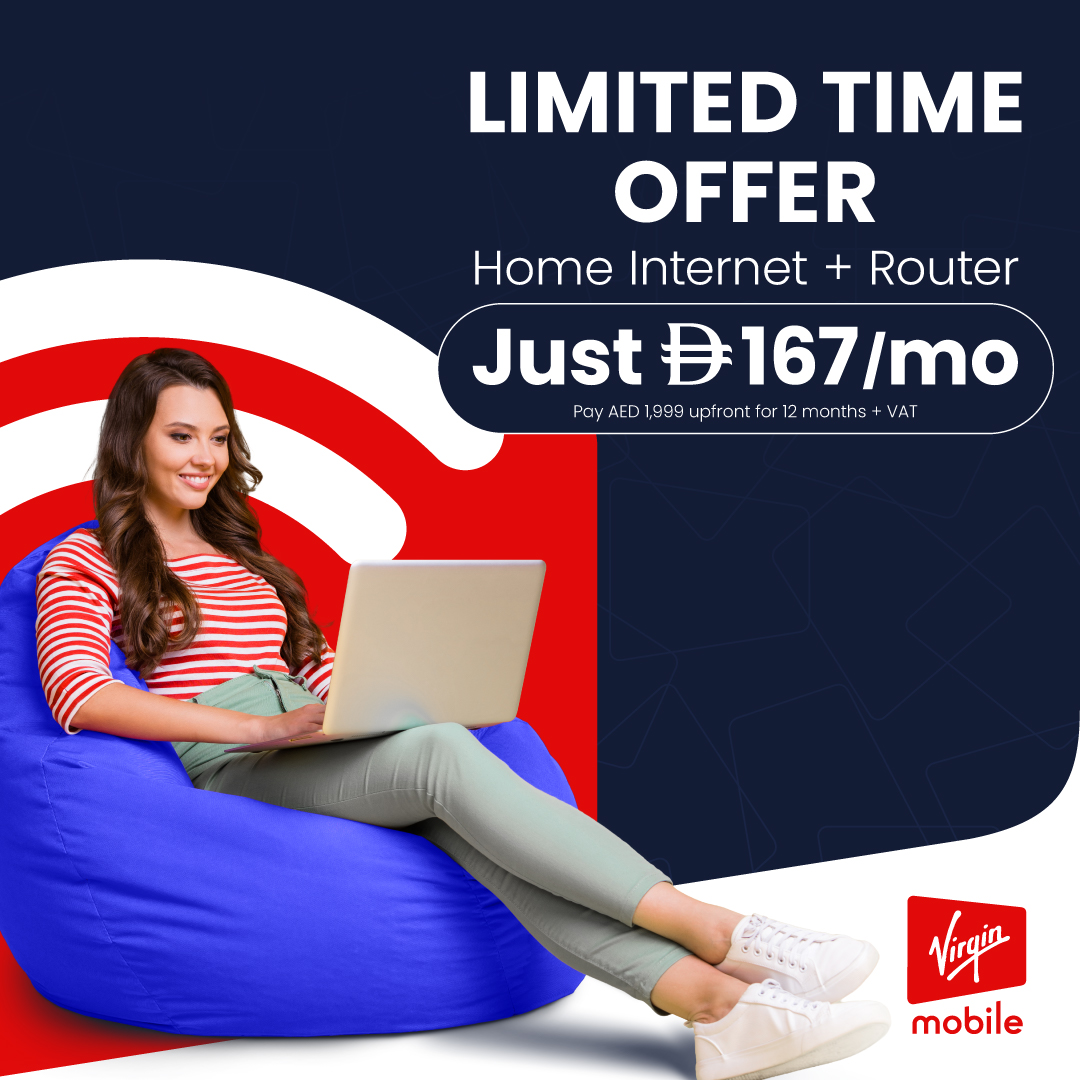 Virgin Mobile UAE Facebook ad