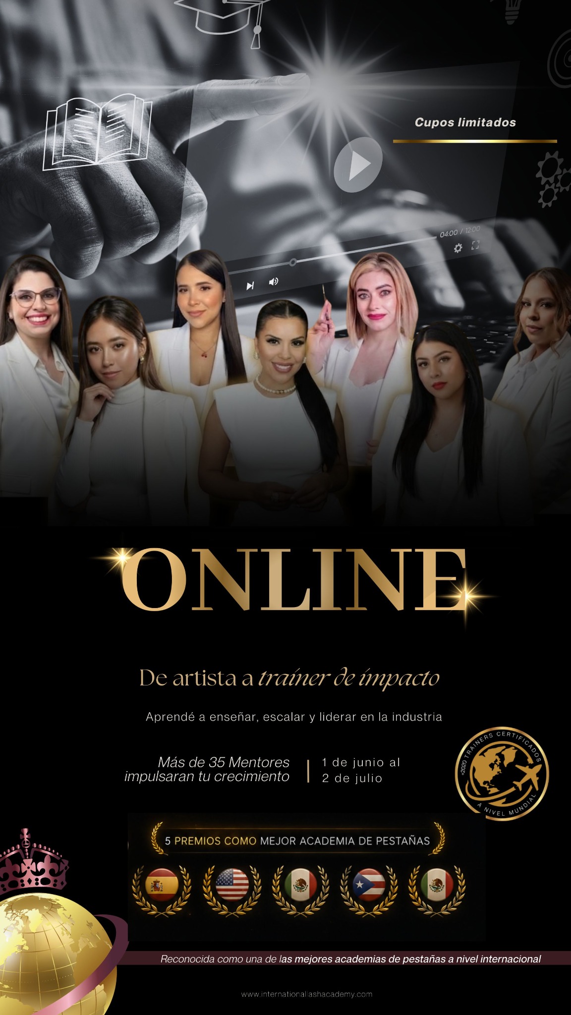 International Lash Academy Facebook ad