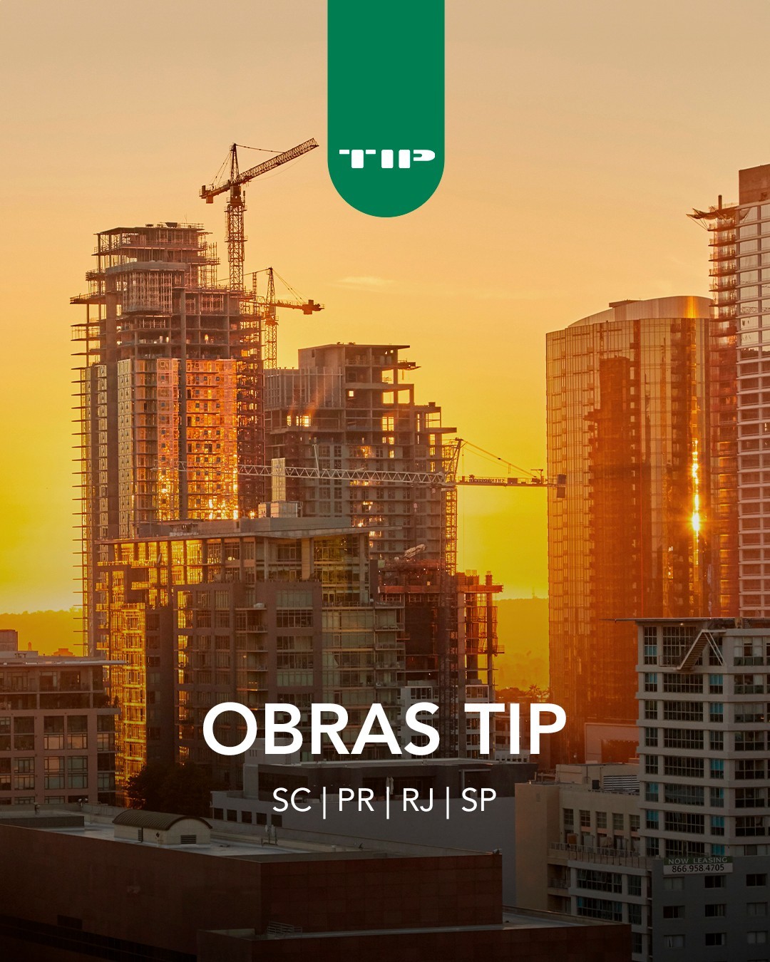 TIP Facebook ad: Obras TIP em destaque!