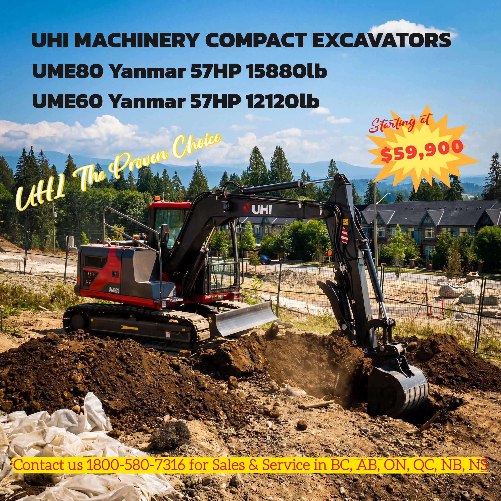 UHI Machinery Facebook ad: Get the job done with confidence at UHI…