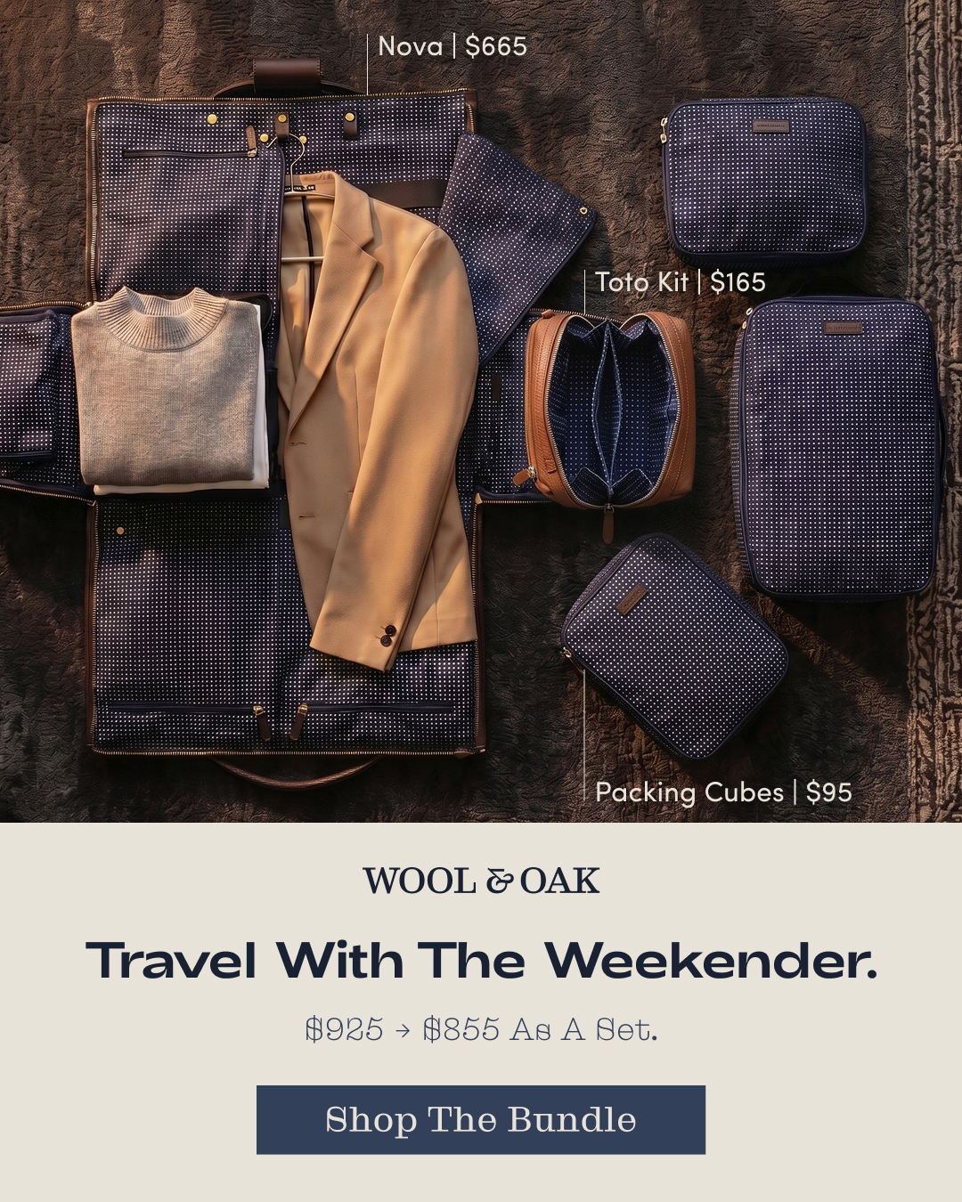 Wool & Oak Facebook ad