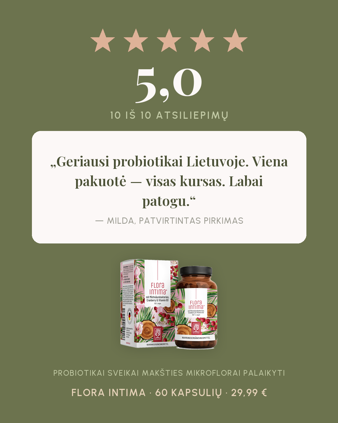 Ginekologinė Sveikata Facebook ad