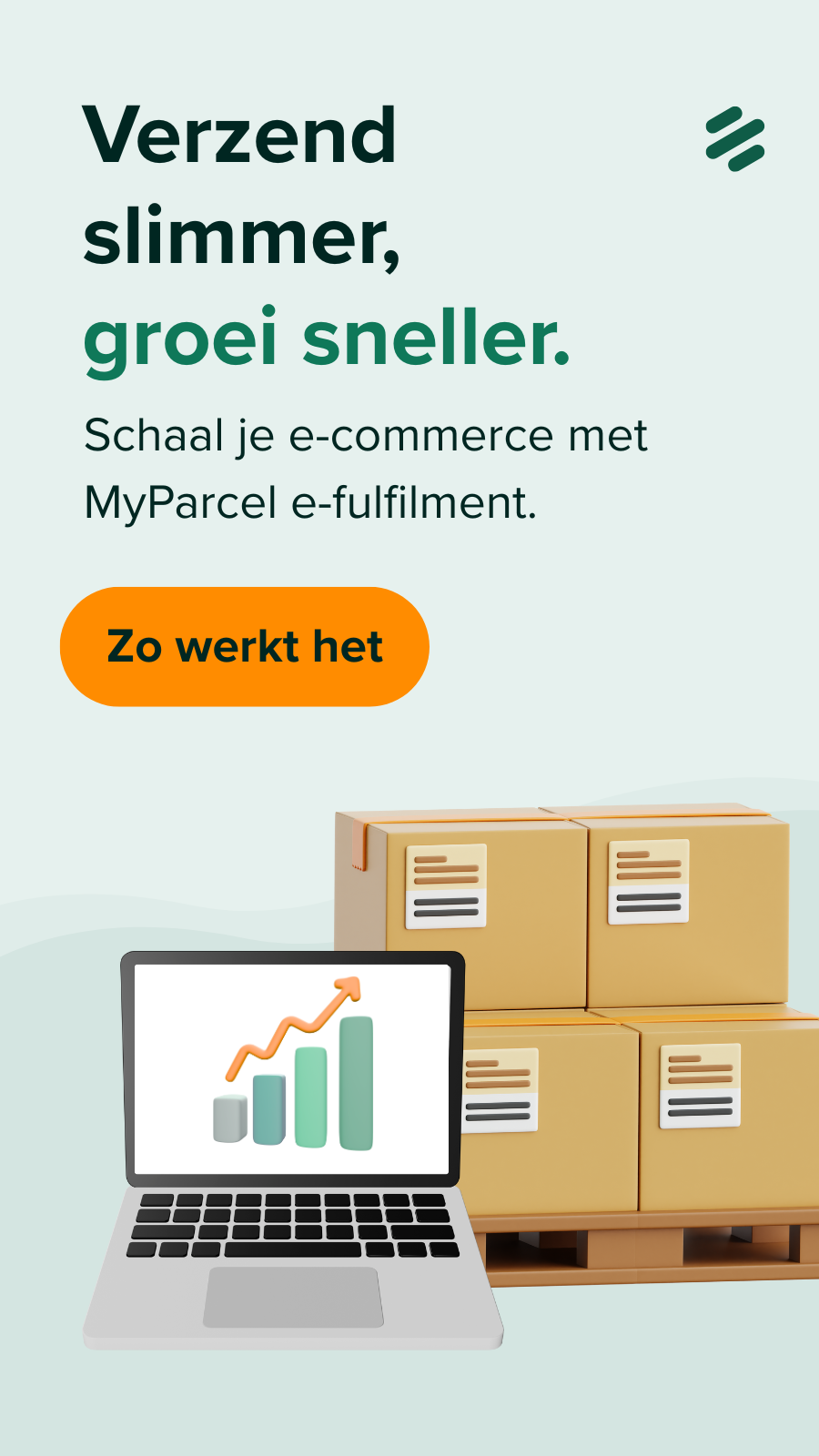 MyParcel Facebook ad from Dec 9, 2025