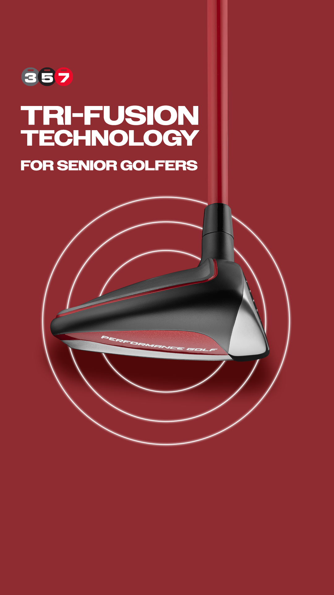Performance Golf Facebook ad