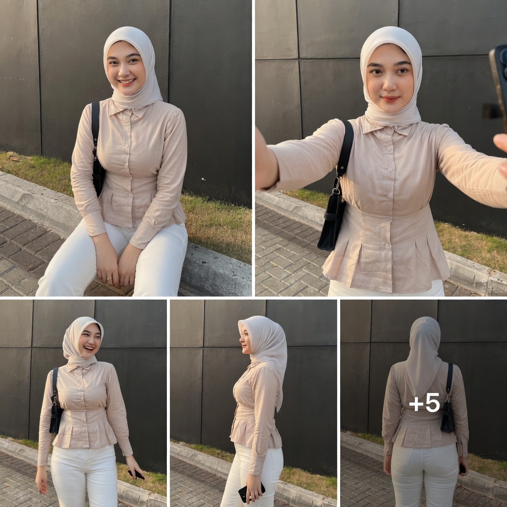 Inspirasi OOTD Facebook ad: 𝐊𝐞𝐦𝐞𝐣𝐚 𝐬𝐢𝐦𝐩𝐥𝐞 𝐭𝐚𝐩𝐢 𝐜𝐚𝐧𝐭𝐢𝐤 𝐩𝐚𝐫𝐚𝐡