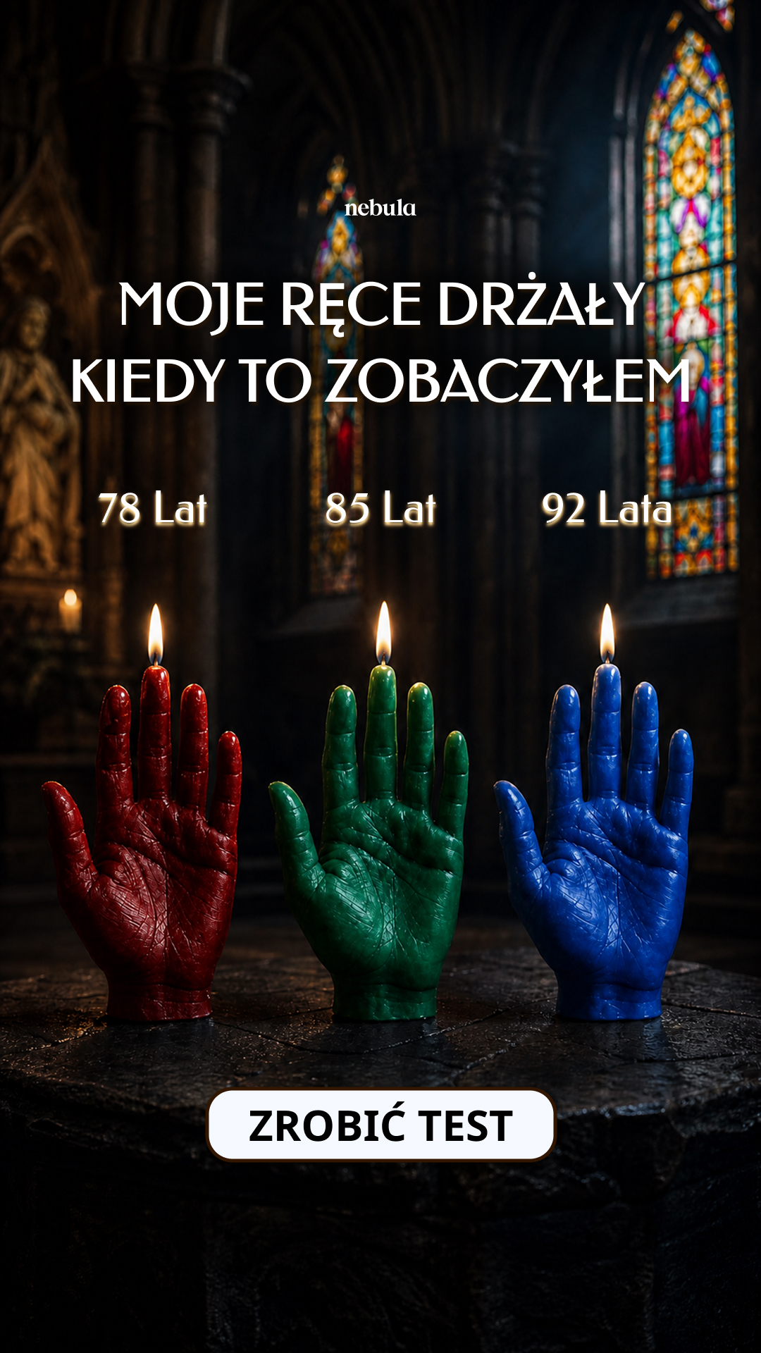 Nebula: Palm Reading Facebook ad