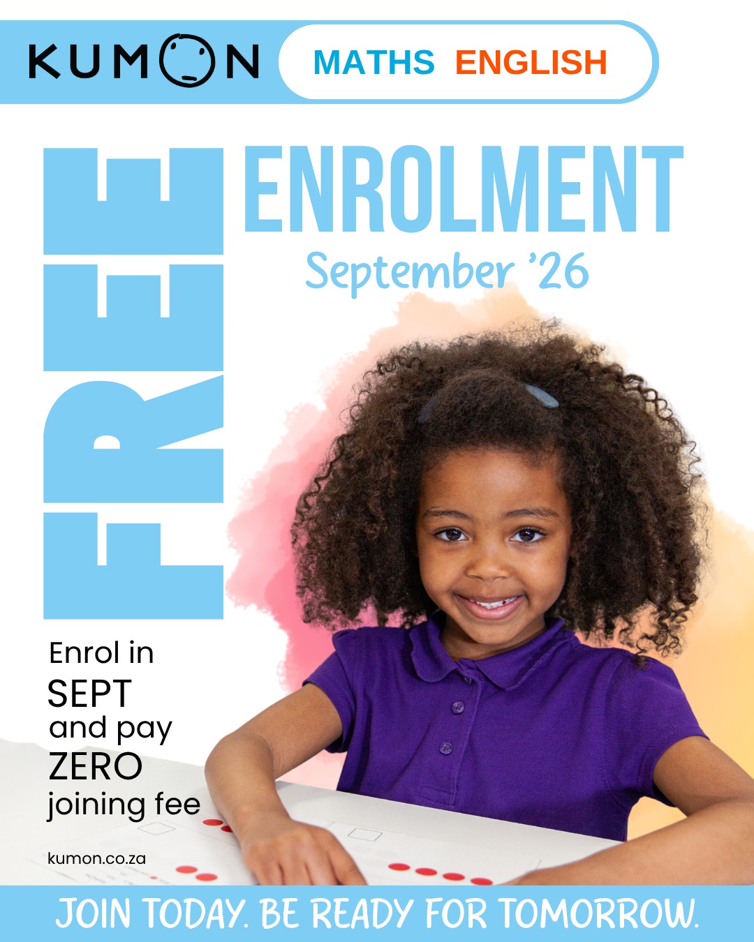 Kumon Linden Blackheath Parkview Facebook ad: Book your free assesment!