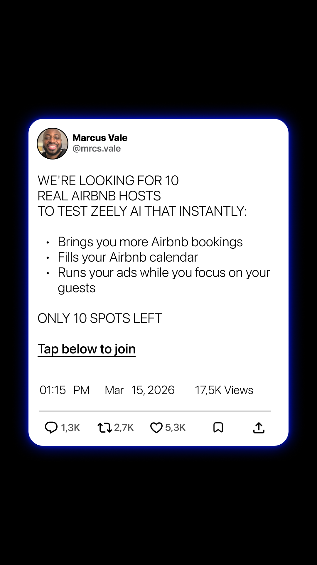Zeely Facebook ad