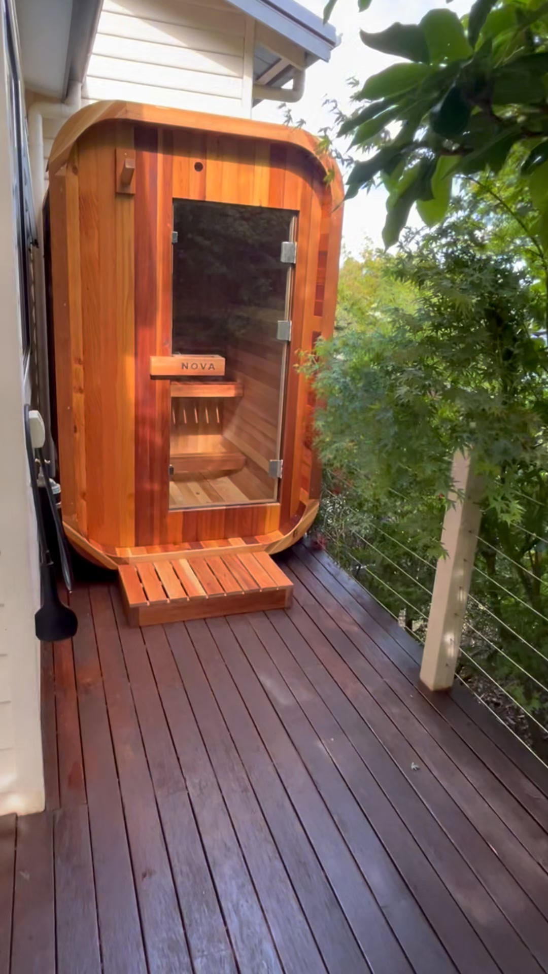 Nova Saunas Facebook ad: Shop Nova Saunas
