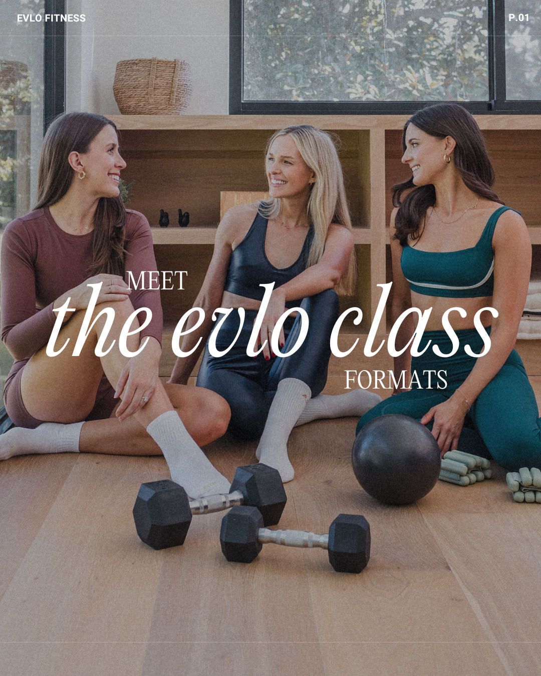 Evlo Fitness Facebook ad: Choose the track that fits your week.