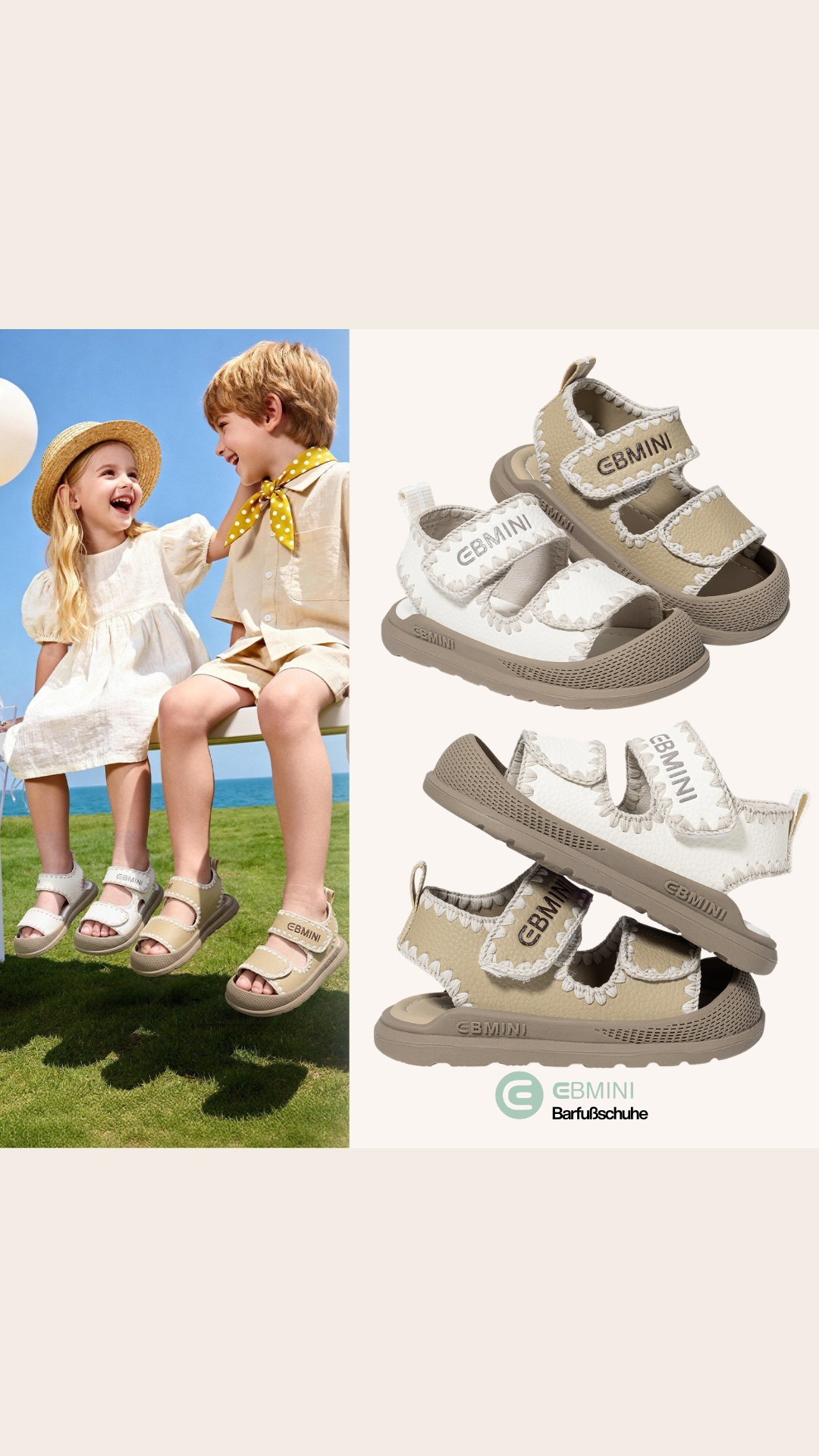 Ebmini - Kinder Barfußschuhe Facebook ad