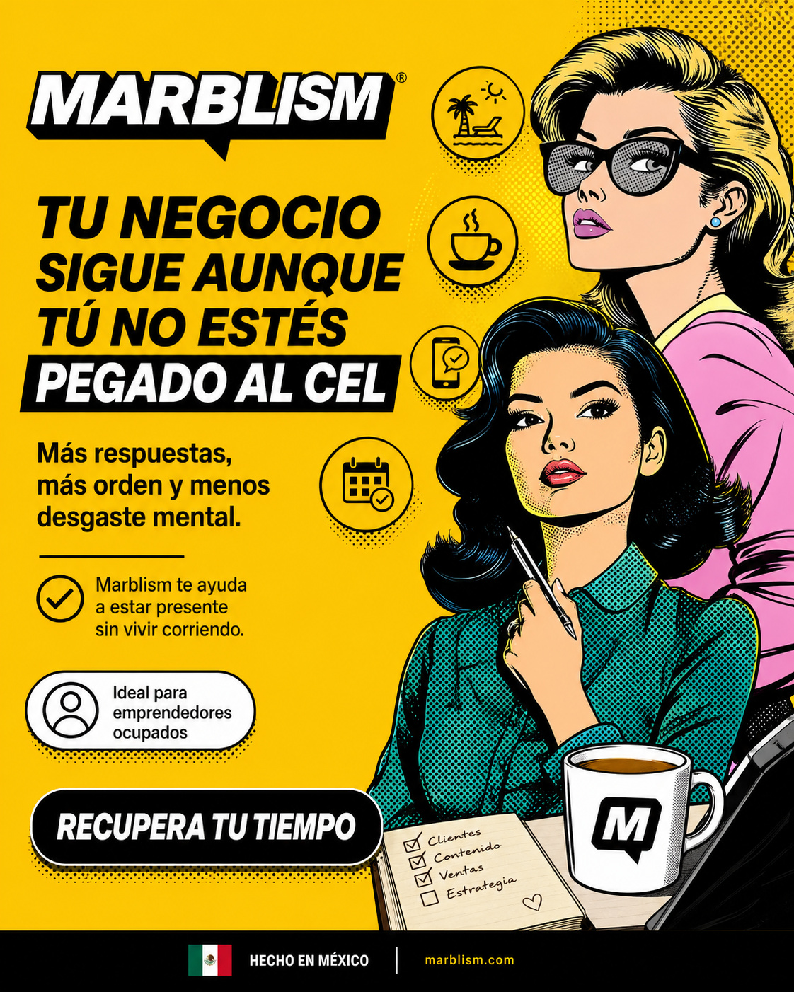 Marblism Facebook ad