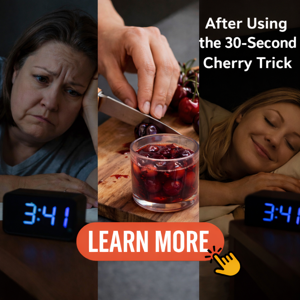 Happy Linda Facebook ad: This Odd Cherry Trick Fixed My 3 AM Wakeups