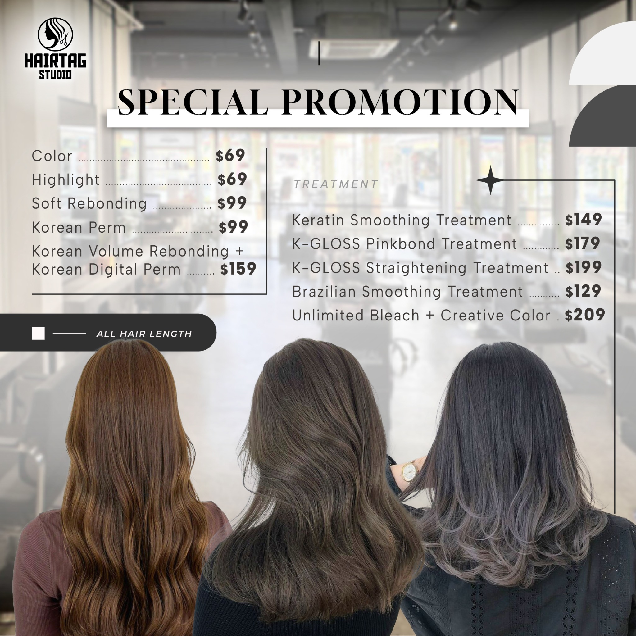 Hairtag Studio SG Facebook ad