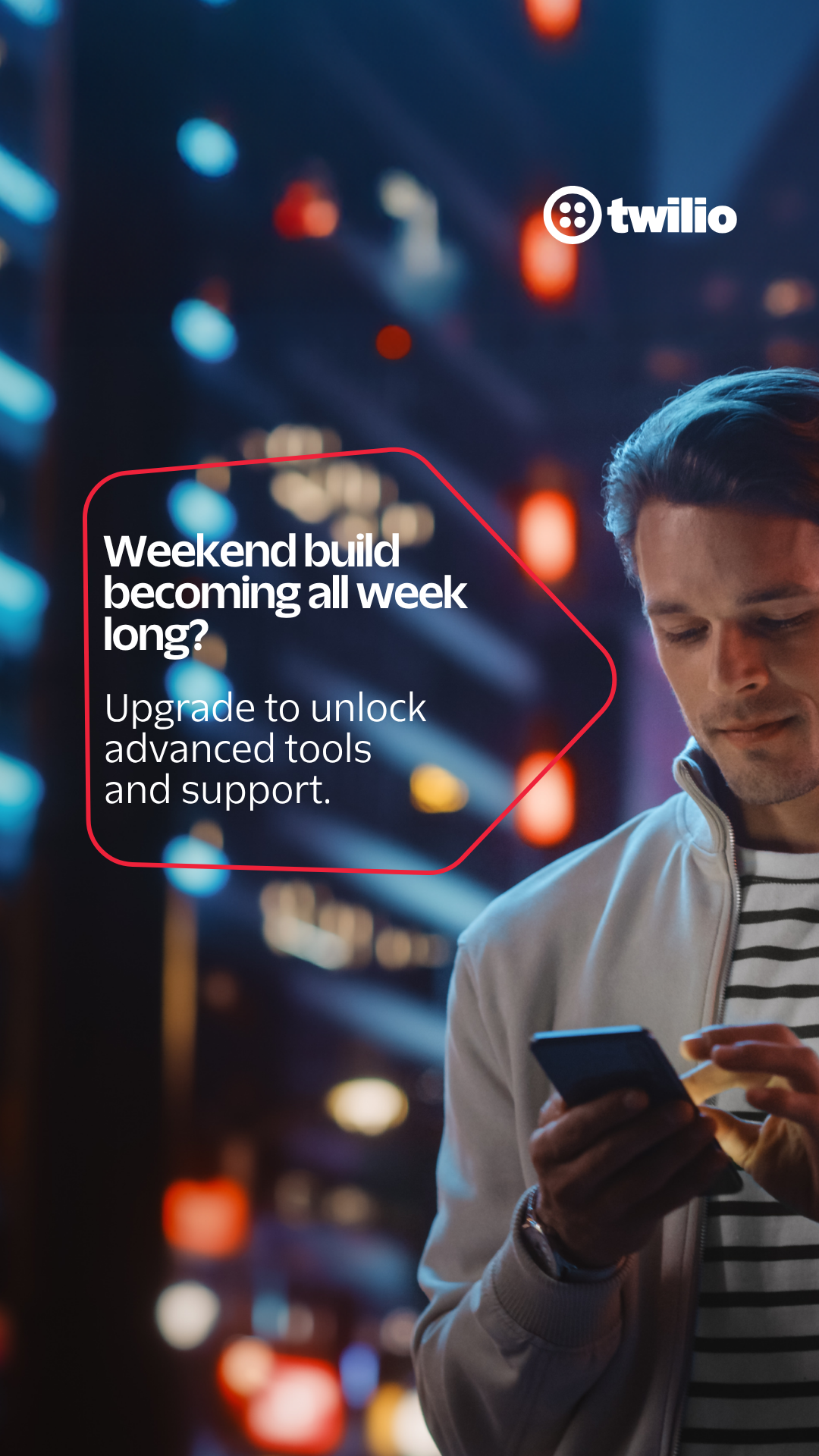 Twilio Facebook ad