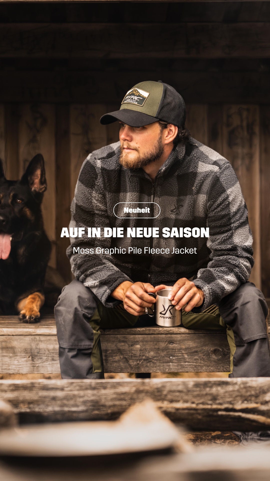 RevolutionRace Facebook ad: Finde dein perfektes Fleece