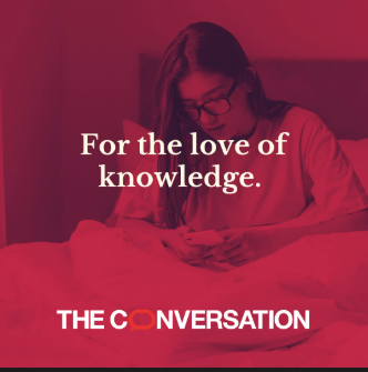 The Conversation Australia + NZ Facebook ad from May 29, 2026