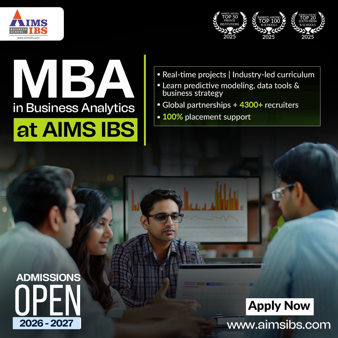 AIMS IBS B-School Bangalore Facebook ad