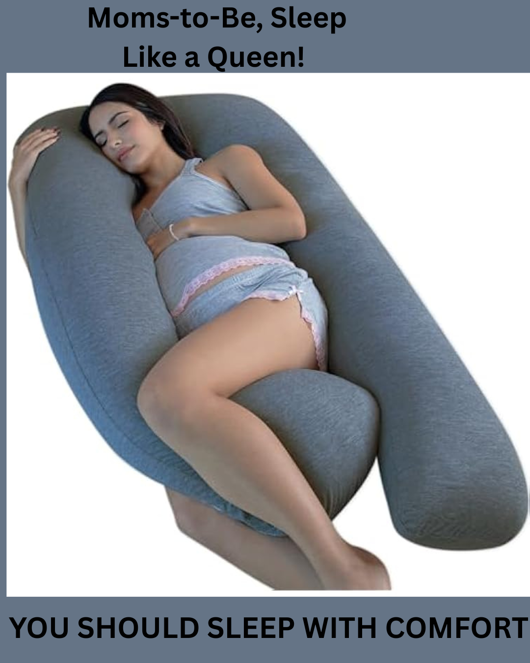 Convenience Online Market Facebook ad: Moms-to-Be, Sleep Like a Queen!