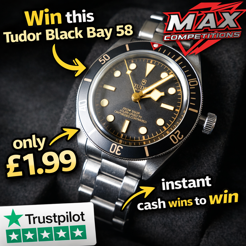 MAX Competitions Facebook ad: Just £1.99