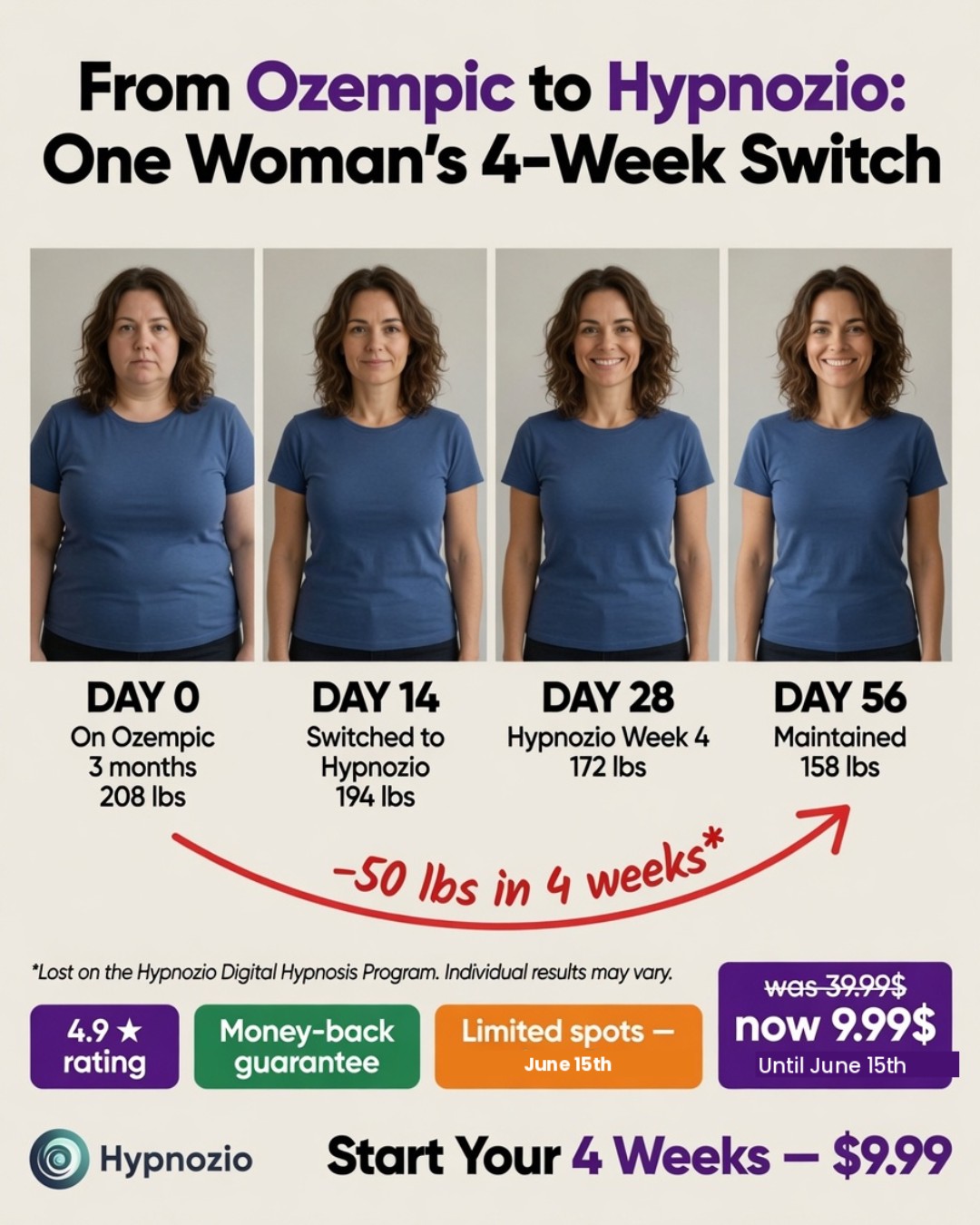 Hypnozio: power of hypnotherapy Facebook ad
