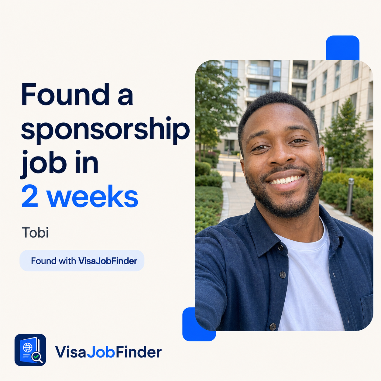 Visa Job Finder Facebook ad