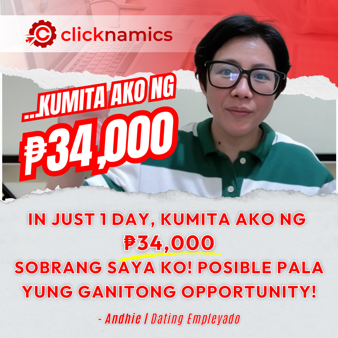 Clicknamics Philippines Facebook ad