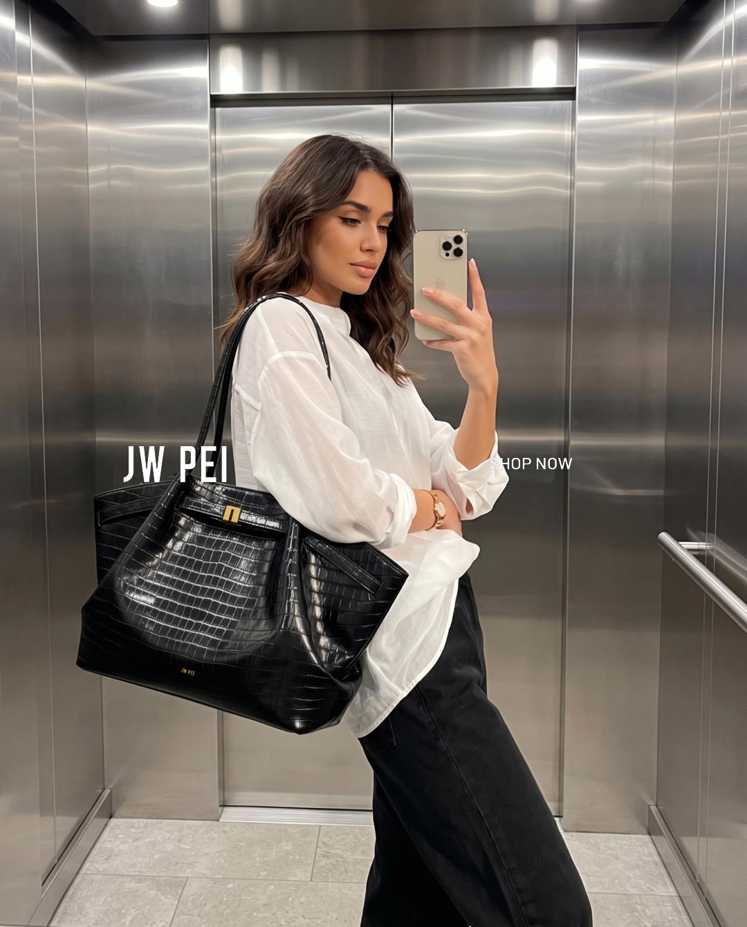 JW PEI FR Facebook ad: Collection Large Hana, E-SHOP OFFICIEL JW PEI FR