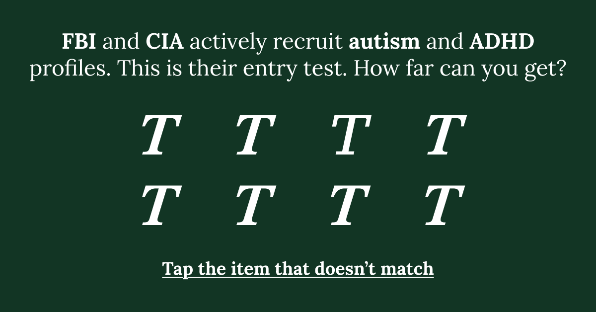 Free International IQ Test Facebook ad