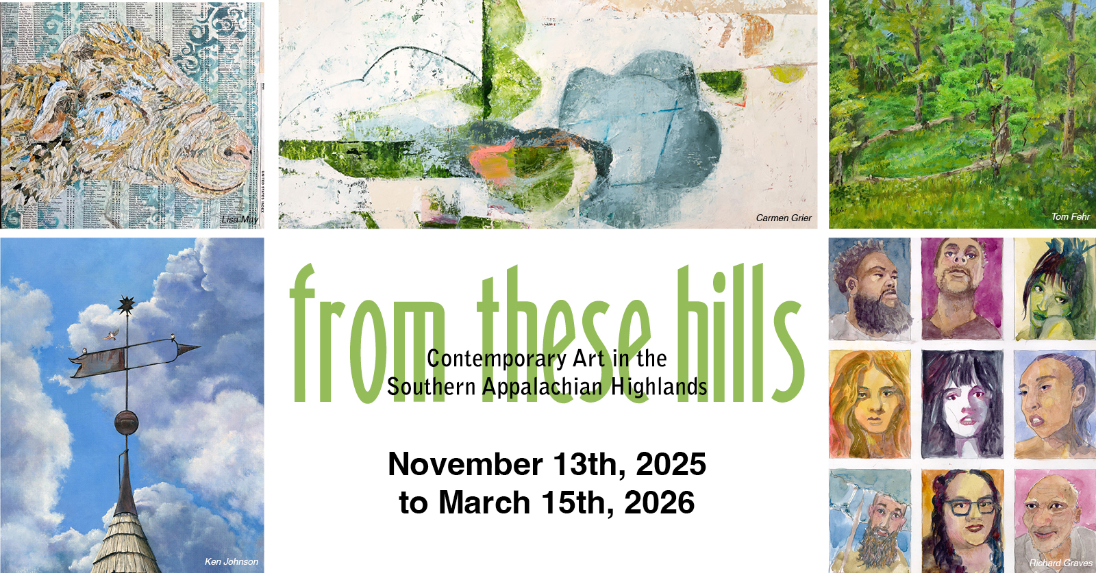 William King Museum of Art Facebook ad: From These Hills will be on exhibit from November 13th…