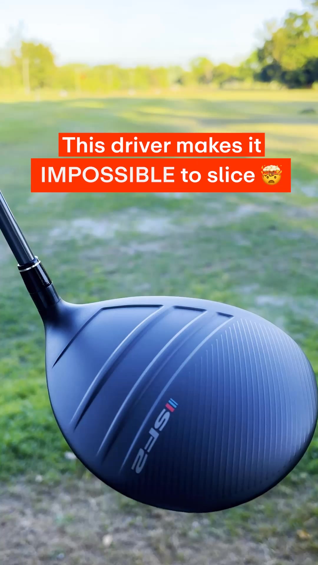 Performance Golf Facebook ad: New SF2 driver fixes slices instantly