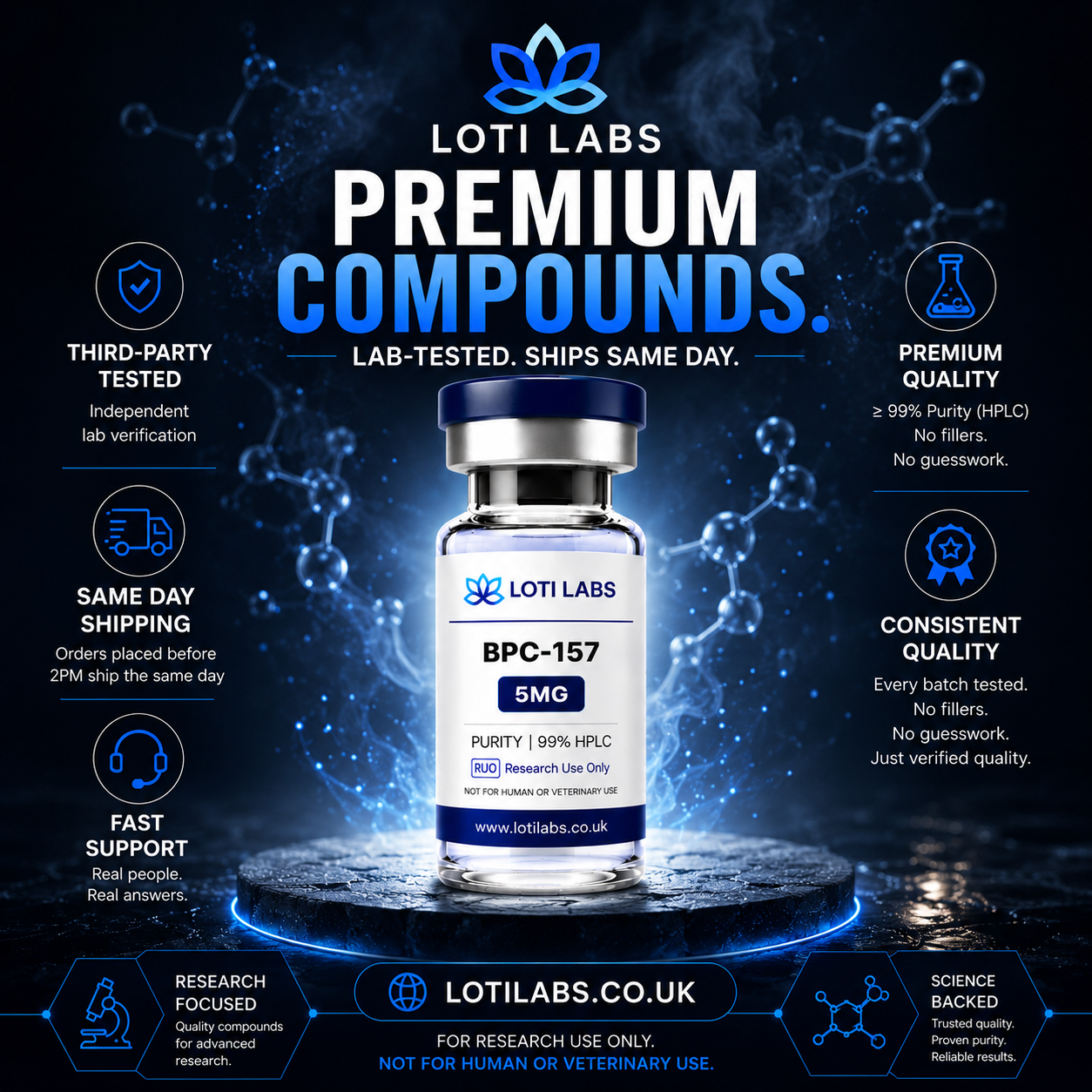 Loti Labs Facebook ad: USA Manufactured
