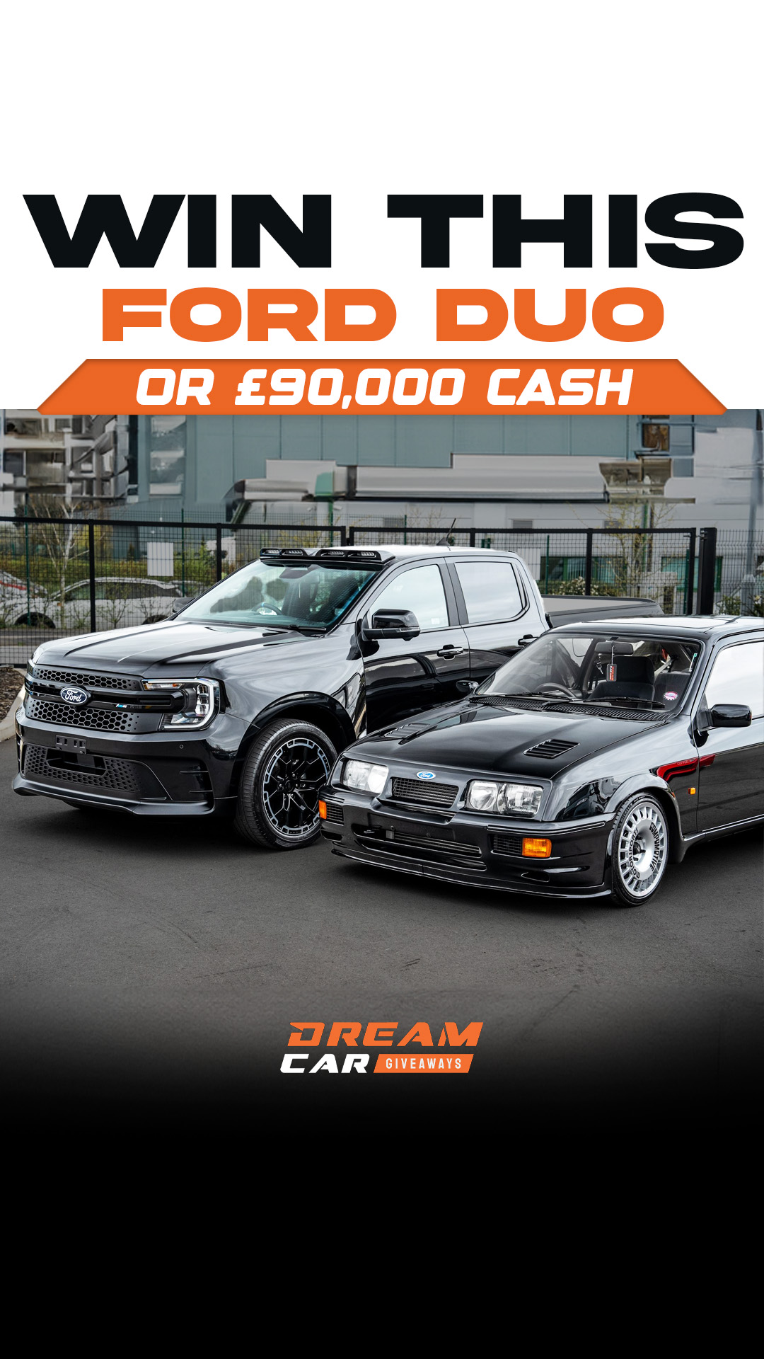 Dream Car Giveaways Facebook ad