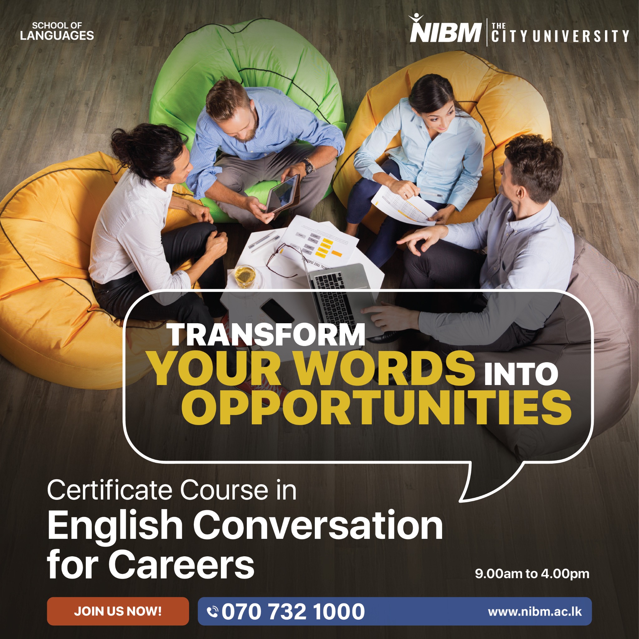 NIBM Facebook ad