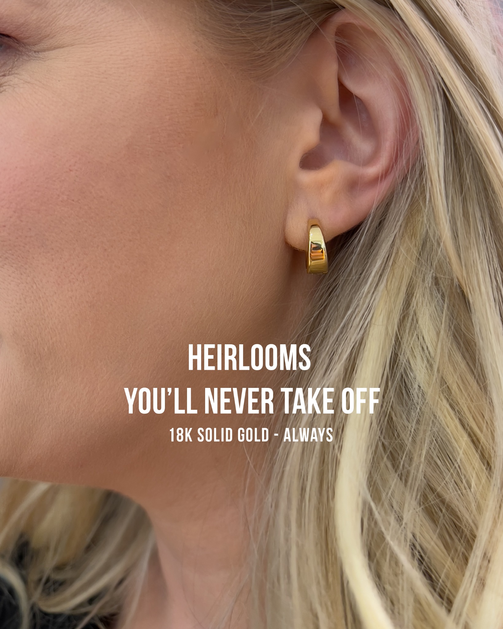 Auric Jewellery Facebook ad: Everyday Moments, Cast in 18k Solid Gold