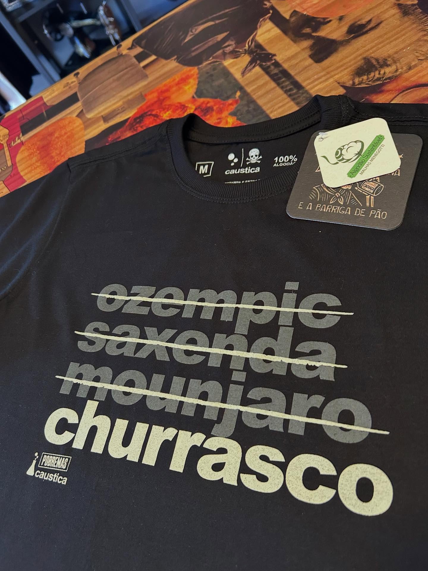 Caustica T-Shirts Facebook ad: Ser gordo é mais legal Lançamento Caustica 2025