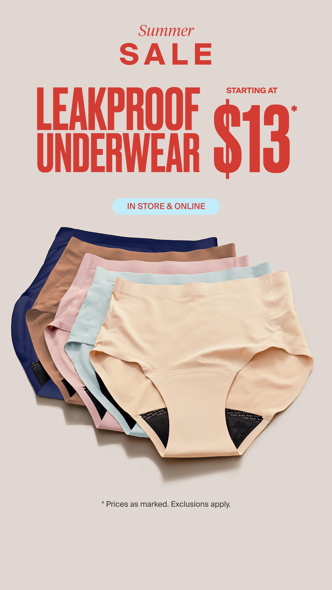 Knix Facebook ad