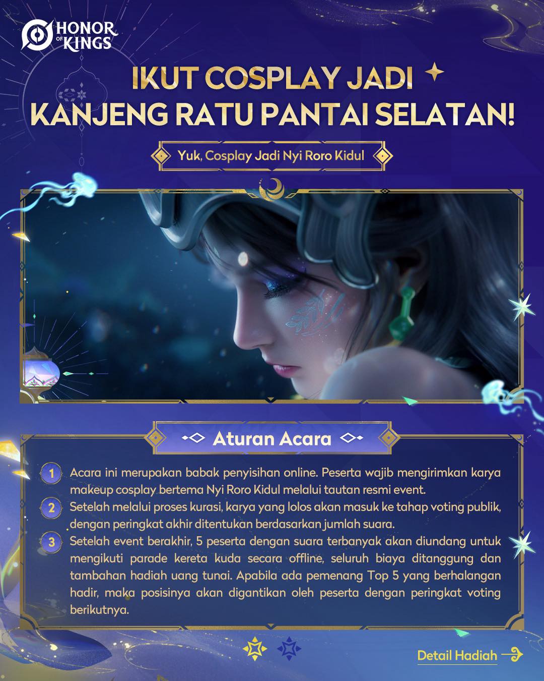 Honor of Kings Facebook ad: Kontes Makeup Nyi Roro Kidul Resmi Dimulai!