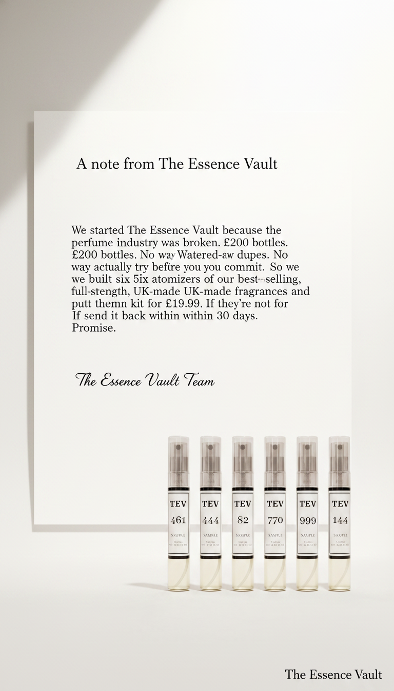 The Essence Vault Facebook ad