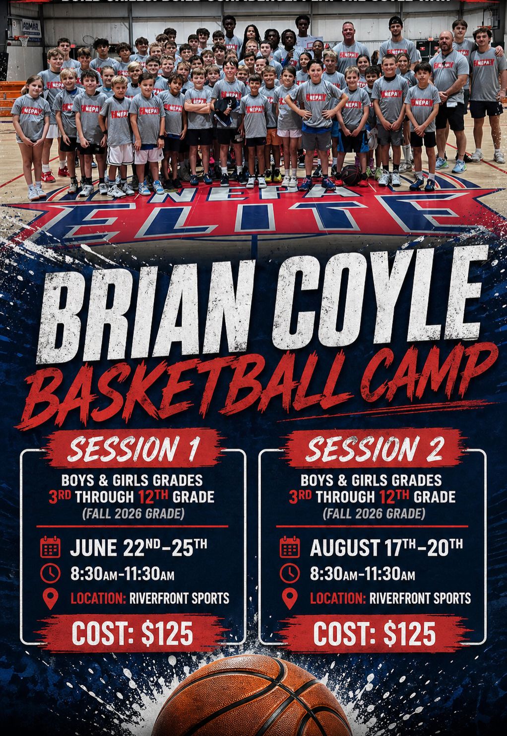 Brian Coyle Basketball Camps LLC. Facebook ad