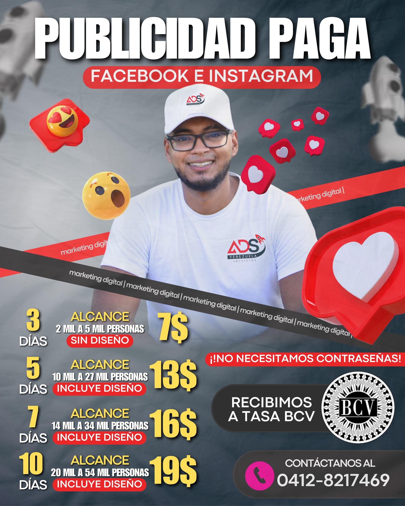 VenezuelaAds Facebook ad: *Impulsa tu negocio con publicidad efectiva*