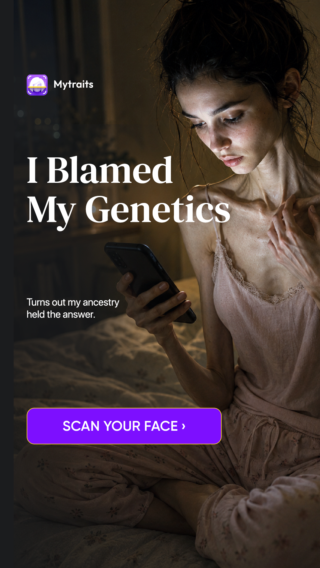 Hidden in Your DNA Facebook ad
