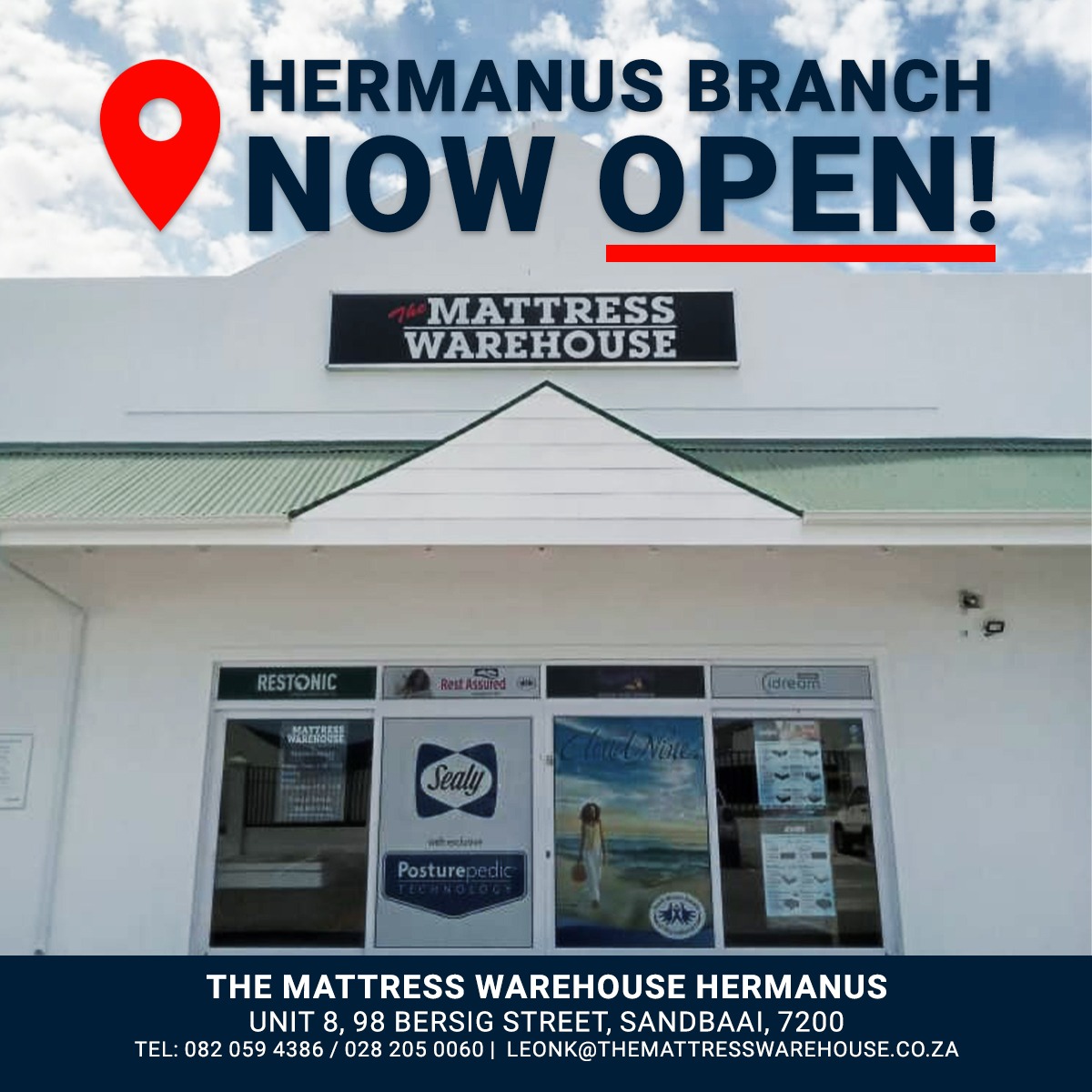 The Mattress Warehouse Facebook ad